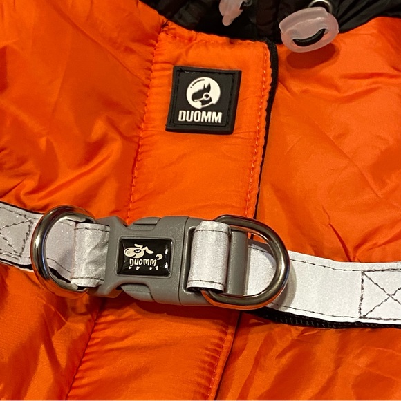 Orange Dog Ski Jacket for Small Dogs - Picture 4 of 6